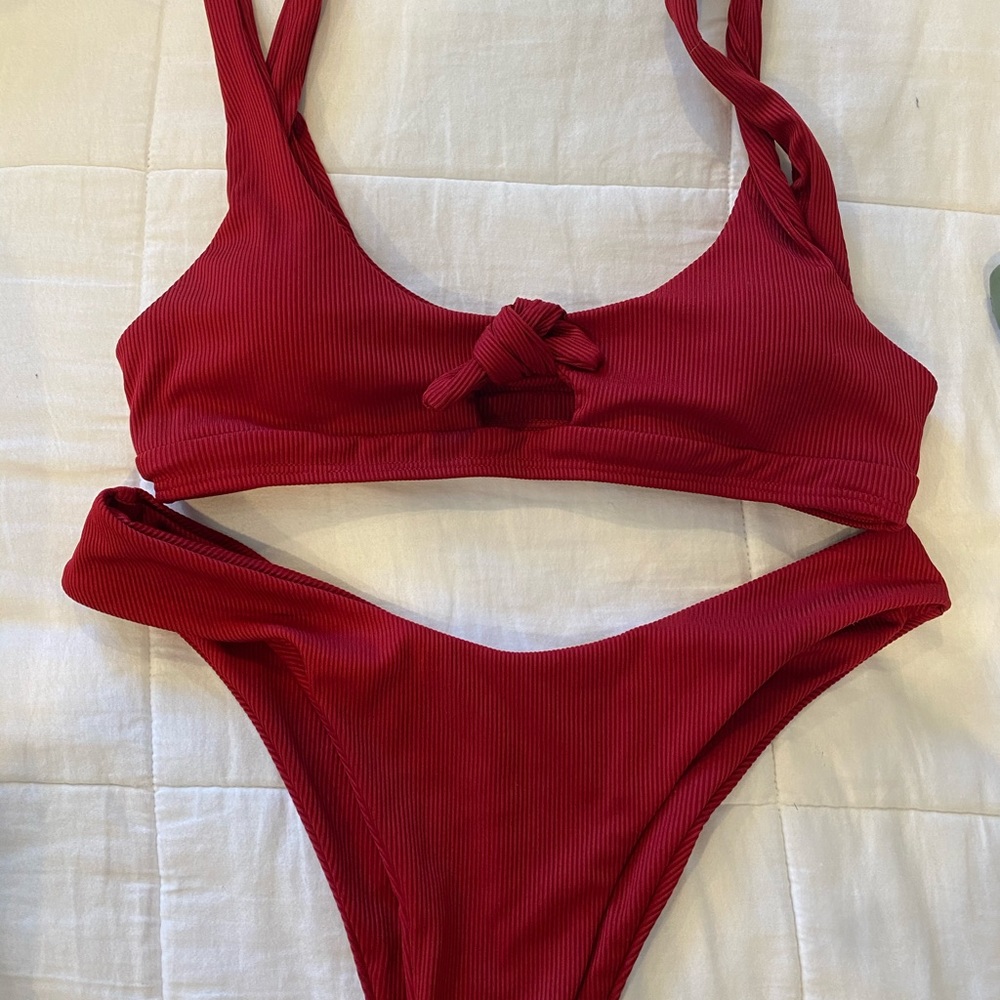 Zaful red bikini